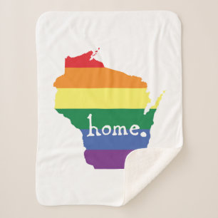 Wisconsin Gay Pride   Kaart van herkomst Sherpa Deken