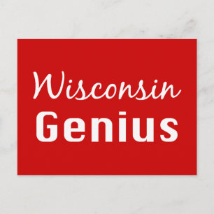 Wisconsin Genius Gifts Briefkaart