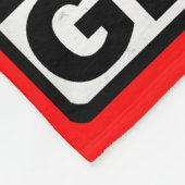 Wisconsin German American Fleece Deken (Hoek)