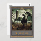 Wisconsin | Gotische kunst Briefkaart (Voorkant / Achterkant)