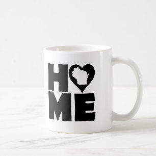 Wisconsin Home Heart State Mok of Travel Mug