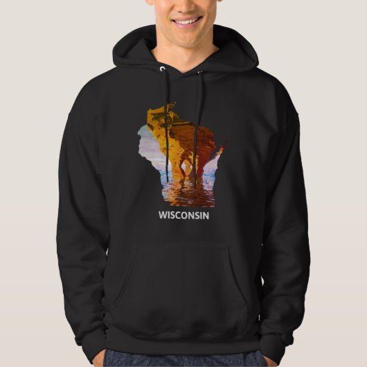 Wisconsin Hoodie (Voorkant)