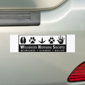 Wisconsin Humane Society Logo Bumpersticker (Op auto)