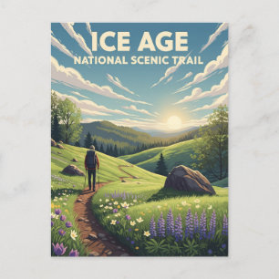 Wisconsin Ice Age National Schilderachtig Trail Re Briefkaart