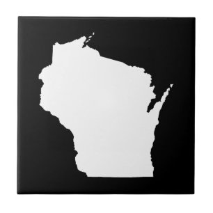 Wisconsin in White Tegeltje