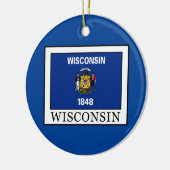 Wisconsin Keramisch Ornament (Links)