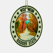 Wisconsin Keramisch Ornament (Rechts)