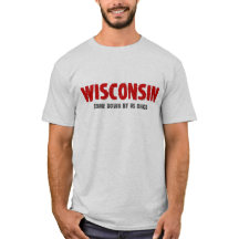 Wisconsin - kom neer met ons 1-shirt