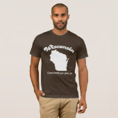 Wisconsin - Kom onze T-shirt met zuivellucht ruike (Voorkant volledig)