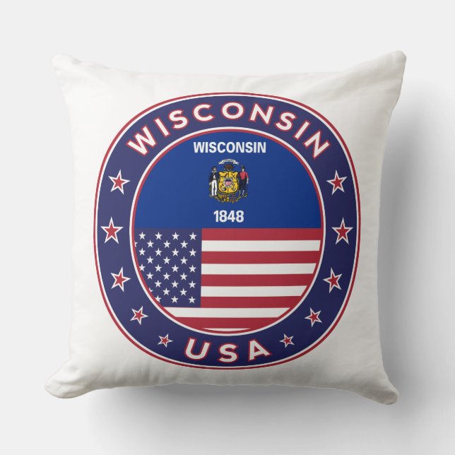 Wisconsin Kussen (Voorkant)