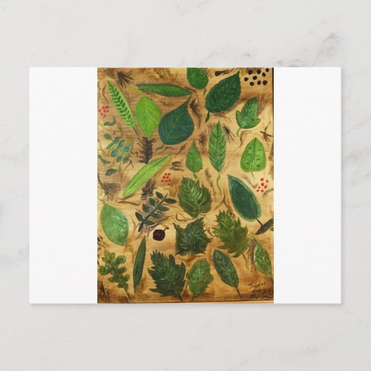 Wisconsin Leaves Briefkaart (Voorkant)