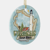 Wisconsin Lighthouse Ornament (Rechts)