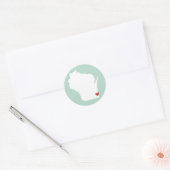 Wisconsin Love -  Sticker (Envelop)