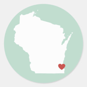 Wisconsin Love -  Sticker