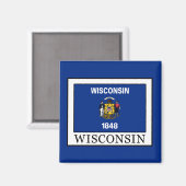 Wisconsin Magneet (Voorkant / Achterkant)