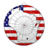 WISCONSIN MAP DARTBORD (Voorkant)