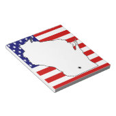 WISCONSIN MAP NOTITIEBLOK (Schuin)