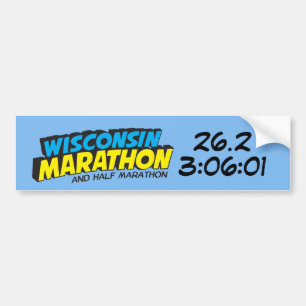 Wisconsin Marathon Post-Marathon Bumpersticker
