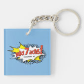 Wisconsin Marathon Race Day Sleutelhanger (Achterkant)