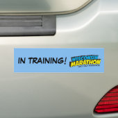 Wisconsin Marathon Training Bumpersticker (Op auto)