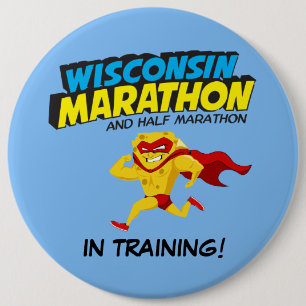 Wisconsin Marathon Training Ronde Button 6,0 Cm