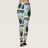 Wisconsin Mosquitoes Cartoon - Camping by Tiki Leggings (Achterkant)