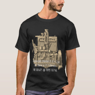 Wisconsin Motor Milwaukee Wisconsin Engine Early K T-shirt