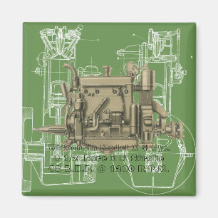 Wisconsin Motor Milwaukee Wisconsin gasmotor X Magneet