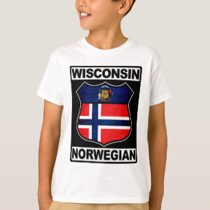 Wisconsin Noors Amerikaans T-shirt