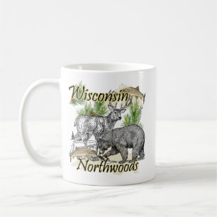 Wisconsin Northwoods Sportsman Chasse Pêche Mug