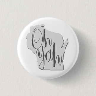 Wisconsin Oh Yah Ronde Button 3,2 Cm
