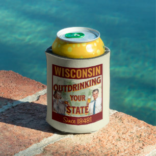 Wisconsin overdrinkt uw toestand sinds 1848 blikjeskoeler