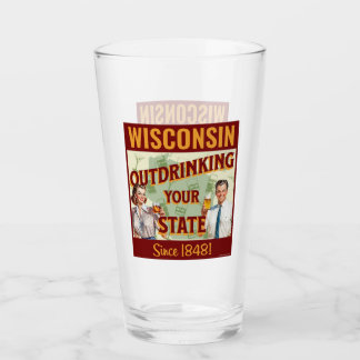 Wisconsin overdrinkt uw toestand sinds 1848 glas