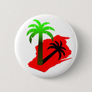 Wisconsin Palm Tree Ronde Button 5,7 Cm