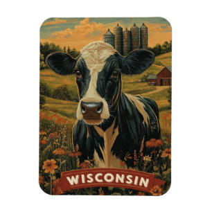  Wisconsin Patriottische Geest Magneet