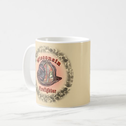 Wisconsin Pompier mug (Devant gauche)