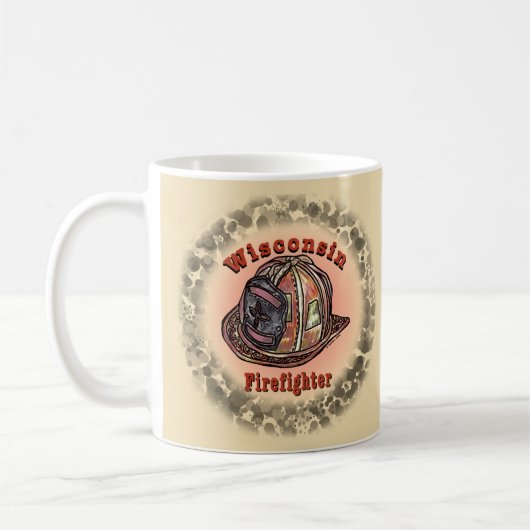 Wisconsin Pompier mug (Gauche)