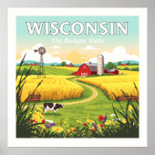  Wisconsin Poster (Voorkant)