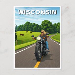 Wisconsin reizen briefkaart