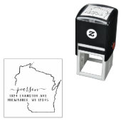 Wisconsin retouradres stempel zelf-inkt (In situ)
