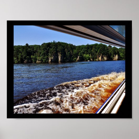 Wisconsin River Waves Poster (Voorkant)