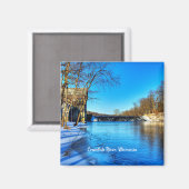 Wisconsin, Rivier van de Langoesten bij Elba, Magneet (Voorkant / Achterkant)