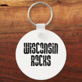 Wisconsin Rocks Sleutelhanger (Voorkant)