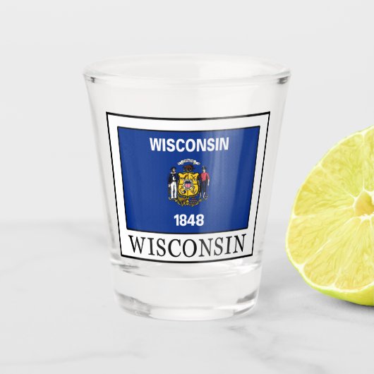Wisconsin Shot Glas (Voorkant)