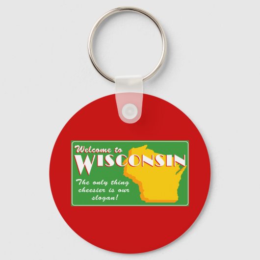 Wisconsin Sleutelhanger (Voorkant)