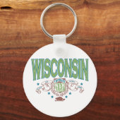 Wisconsin Sleutelhanger (Voorkant)