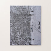 Wisconsin Sneeuw Scene Puzzel (Verticaal)