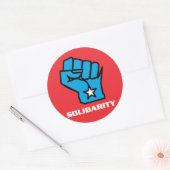 Wisconsin Solidarity First Ronde Sticker (Envelop)