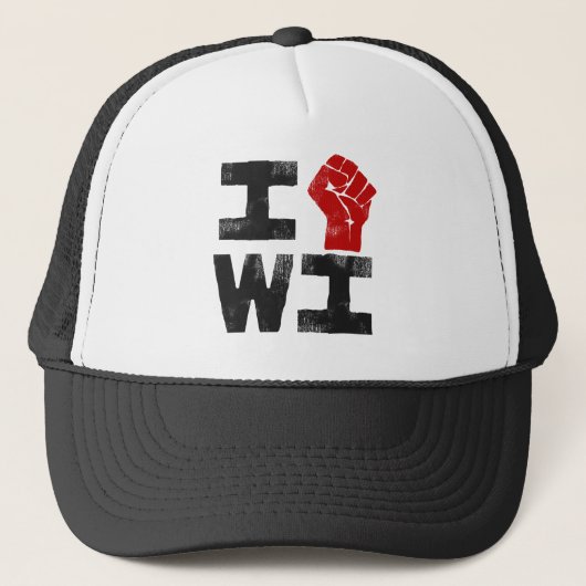 Wisconsin Solidarity Trucker Pet (Voorkant)