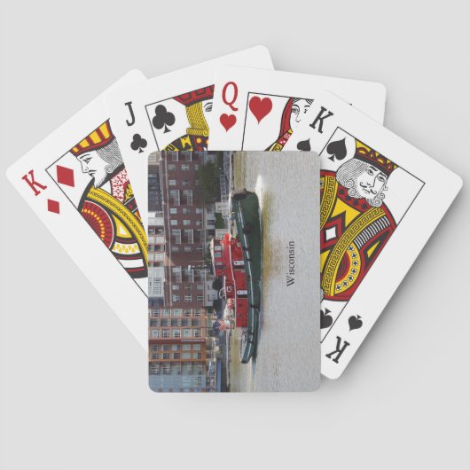 Wisconsin-speelkaarten Pokerkaarten (Achterkant)